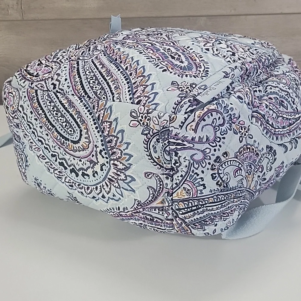 Vera Bradley Soft Sky Paisley Small Backpack NWT $85
